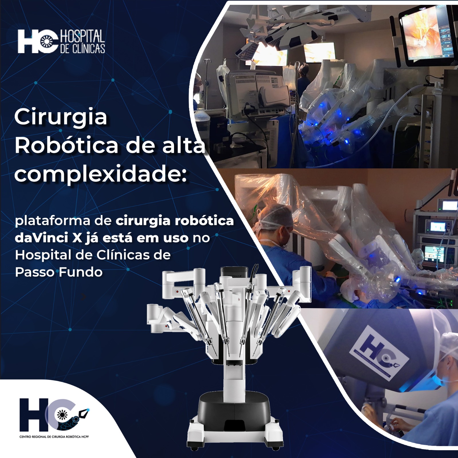 Sobre o Centro Regional de Cirurgia Robótica 